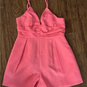 Chic Pink Romper